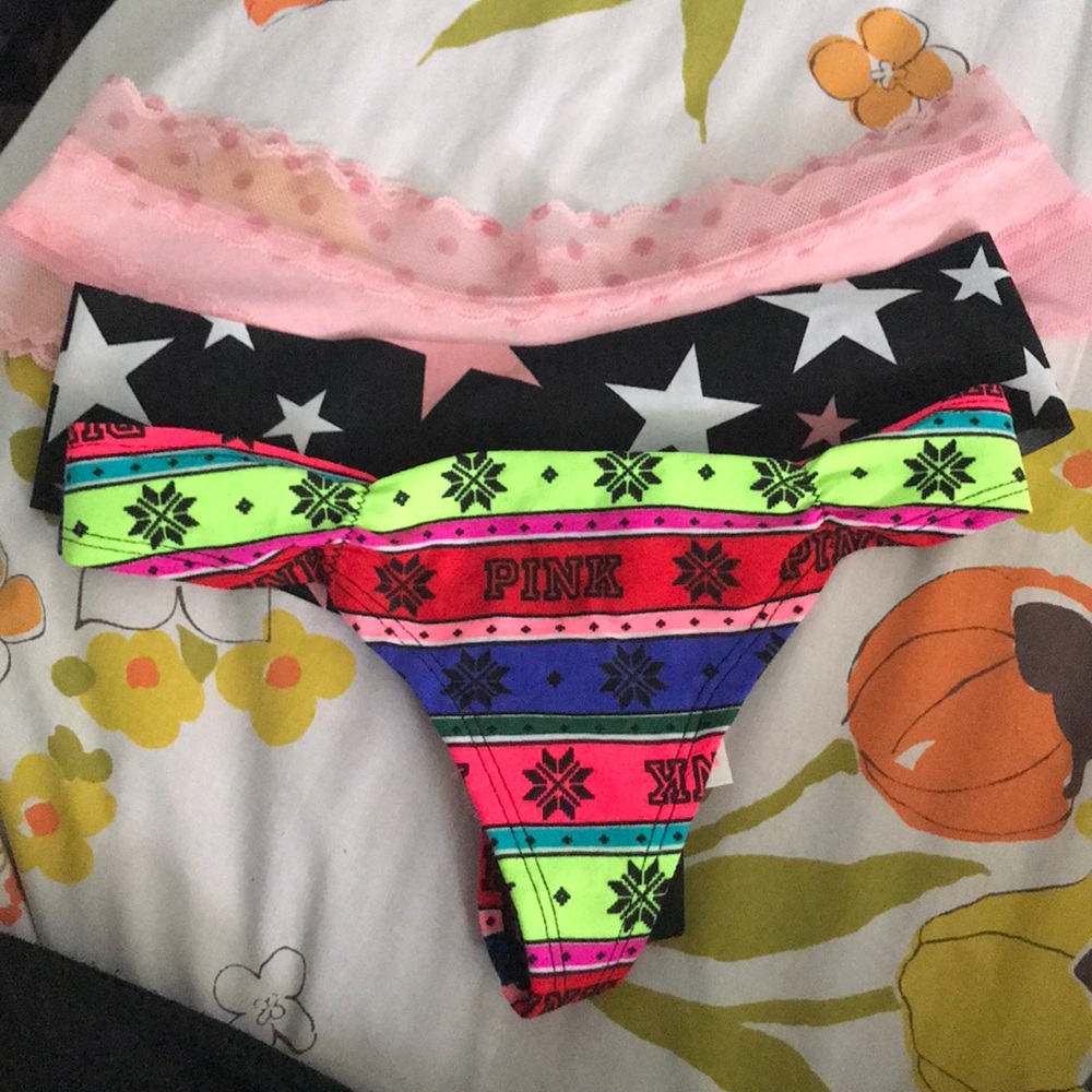 ❤️ SET OF 3 PINK VS PANTIES❤️